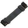 LINKUP - Flexible SLI Bridge GPU Cable Extreme High-Speed Technology Premium Shielding 85 ohm Design for NVIDIA GPUs Graphic Cards┃NOT compatible with AMD or RTX 2000/3000 GPU - [6 cm]