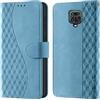 CaseGla Cover per Xiaomi Redmi Note 9 Pro PU Pelle Custodia Flip Azul