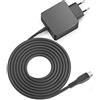 HKY Alimentatore 5V 3A USB C per Wi-Fi 6 Router, per GL.iNet GL-SFT1200 GL-MT1300 GL-MT2500A GL-MT3000 GL-AXT1800 GL-AR300M16-Ext Mini Router Mobile, Sony PS5 DualSense CFI-ZCT1W, eero 6/6+ /PoE 6