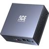 ACEMAGICIAN AD03 Mini PC, ntel 12th Gen Alder Lake N95 (fino a 3.40 GHz) 16 GB DDR4 512 GB SSD mini computer con Win 11 Pro | WiFi 5 | BT 4.2 | Dual Display 4K | Type-C | Dual RJ45