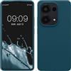 kwmobile Cover per Xiaomi Redmi Note 13 Pro 4G Custodia - Back Case per Smartphone in Silicone TPU - Protezione Gommata - petrolio matt