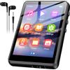 SWOFY 128 GB Lettore MP3 SWOFY Bluetooth 5.3, Batteria 300 mAh, Touch Screen Mini 2,4 pollici, Supporta una scheda TF fino a 128 GB (nero)