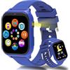 pmstuy Smartwatch Bambini, Orologio Smartwatch Bambini con Monitor del Sonno, Contapassi, 1,83 HD,18 Giochi, Allarme, Nessun telefono/app, Impermeabile IP68, Torcia, Regali per ragazze e ragazzi