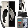 Haninsuze Cover per Xiaomi 12T Pro/Xiaomi 12T Custodia Cover Pelle Libro Portafoglio con Porta Carte Magnetica Protezione Antiurto Cuoio Flip Case Custodia Cover per Xiaomi 12T, ala