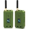Meshnology 2 Set ESP32 LoRa V4 Scheda di Sviluppo + L76 GNSS Modulo + 3000mAh Batteria + Custodia Verde, ESP32-S3 SX1262 LoRa WiFi Bluetooth 2MB PSRAM 16MB Flash 915MHz Antenna Supporto GPS Solare per Arduino