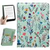 HoYiXi Custodia Universale per 6'' Kindle 2025 & 2022/Kobo Clara HD Compatibile con 6'' PocketBook/Tolino E-Book Reader Protettiva Cover,Fiore 1