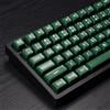 Sumgsn Set di 142 copritasti PBT SA a doppia iniezione, set di copritasti adatto per tastiera meccanica 61/64/87/104/108 Cherry Mx Switch ISO ANSI, colore: verde traslucido