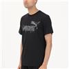 PUMA T-shirt Puma con logo da uomo rif. 692034, Nero