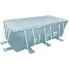 AVENLI 17243-1V01 Copertura Piscine Rettangolari con Struttura, 384 x 181 x 10 cm, Grigio