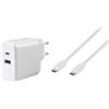 ViVanco™Super Fast Dual Charger Set White Indoor