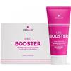 Veralab Leg Booster Long Version - Sistema Cellulite in 2 fasi Con Crema E Guaina Micromassaggiante Corsaro taglia M/L