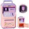 GOMETY Salvadanaio Elettronico, Cassaforte Salvadanaio Elettronico con Codice, Mini Bancomat con Musica, ATM Digitale Automatico Regalo di Compleanno(Rosa)