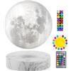VGAzer Magnetico levitante lampada lunare, 16 colori Remote Floating Moon Lamp -3D Stampato Levitazione Mood Light Camera da letto Casa Nigh Light Gadgets creativi