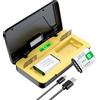 ENEGON NP-BX1 batteria (2 X 1380mAh) + Caricabatterie LCD con storage (SD) per Sony NP-BX1 e ZV-1/ZV-1 II, DSC-RX100, DSC-RX100 VII/VI/V/IV/III/II/VA (M7-M2), HDR-CX405, FDR-X3000, HX300