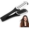Agatige Spazzola per Capelli Con Setola Cinghiale Doppia Faccia Pinza Lisciante Traspirante per Spazzola Lisciante per Capelli Spazzola Slick Back per Parrucchieri per Acconciature Liscianti 9.3 X 2.0in