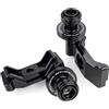 LLIDFONK Adatto per MT07 MT 07 MT-07 FZ07 2014-2024 2025 2026 XSR700 accessori moto in alluminio bobine oscillanti supporto viti protezione antivibrazioni (nero)