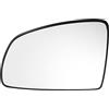 A ABSOPRO Specchio Retrovisore Sinistra Per Opel Meriva A 02-10 | Riscaldato, Include Piastra Supporto, OE 6428779, 6428720, Dim 17.4x12.1cm, Colore Trasparente, Nero, Vetro, ABS