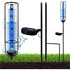 BORDEAG Pluviometro per esterni, pluviometro per giardino, vetro antigelo, impermeabile, misuratore di pioggia con picchetto, misuratore d'acqua per pluviometro per prato, cortile e giardino decorazione