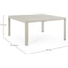 Bizzotto Tavolo allungabile Kiplin 149X97/149 rastin