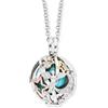 Engelsrufer Collana da donna in argento sterling con ciondolo a sfera sonora taglia XS, chiusura a moschettone, senza nichel, 18 mm, Argento sterling, Zirconia cubica