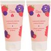 My Lubie - Duo di Lubrificanti Commestibili Aromatizzati | Gusto Lampone e Mora | 2x50ml | A Base d'Acqua, Naturali e Vegan | Arricchiti con Acido Ialuronico e Prebiotici | Prodotti in Francia