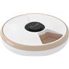 PawHut Distributore di Cibo per Animali Distributore Automatico 6 porzioni 31,5 x 31,5 x 8,3 cm bianco | Aosom Italy