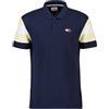 TOMMY JEANS POLO RELAXED MANICHE A RIGHE