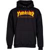 THRASHER FELPA CON CAPPUCCIO FLAME LOGO