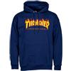 THRASHER FELPA CON CAPPUCCIO FLAME LOGO