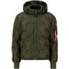 ALPHA INDUSTRIES Uomo Alpha Industries Piumino C/capp Puffer Logo