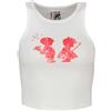 GUESS CANOTTA CROP GUESS BRANDALISED DONNA