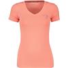 GUESS T-SHIRT SCOLLO V MINI LOGO DONNA