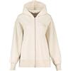 CALVIN KLEIN FELPA FULL ZIP CON CAPPUCCIO OVER DONNA