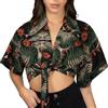 EFFEK CAMICIA CROP CON NODO DONNA