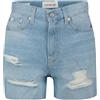 CALVIN KLEIN Donna Calvin Klein Short In Denim Mom Con Rotture Donna
