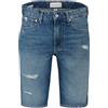 CALVIN KLEIN BERMUDA IN DENIM DESTROY