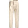 ROY ROGERS PANTALONI CHINO PINCES CROP MAEMI DONNA