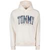TOMMY JEANS Uomo Tommy Jeans Felpa Con Cappuccio Logo Tartan