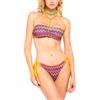 4GIVENESS BIKINI FASCIA E SLIP REGOLABILE CHEVRON DONNA