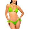 4GIVENESS BIKINI TRIANGOLO E SLIP REGOLABILE SHINY DONNA