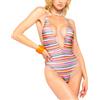 4GIVENESS COSTUME INTERO MONOKINI IN TULLE RIGATO DONNA