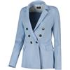 EMME MARELLA BLAZER DOPPIO PETTO IN JERSEY DONNA