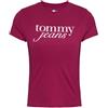 TOMMY JEANS T SHIRT ESSENTIAL LOGO DONNA