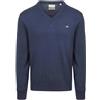 GANT Uomo Gant Maglione Scollo V In Cotone E Lana