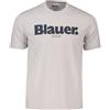BLAUER T SHIRT LOGO CONTRASTO