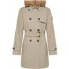 DEKKER TRENCH CON CAPPUCCIO E PETTORINA STACCABILE GRECALE DONNA