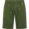 SUN 68 BERMUDA CHINO CON RISVOLTO EMBRODERY
