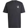 ADIDAS T-SHIRT LOUNGE SLIDES GRAPHIC POCKET