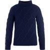 BARBOUR Donna Barbour Maglione Dolcevita A Trecce Burne Donna