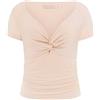 GUESS TOP SCOLLO A CUORE DONNA